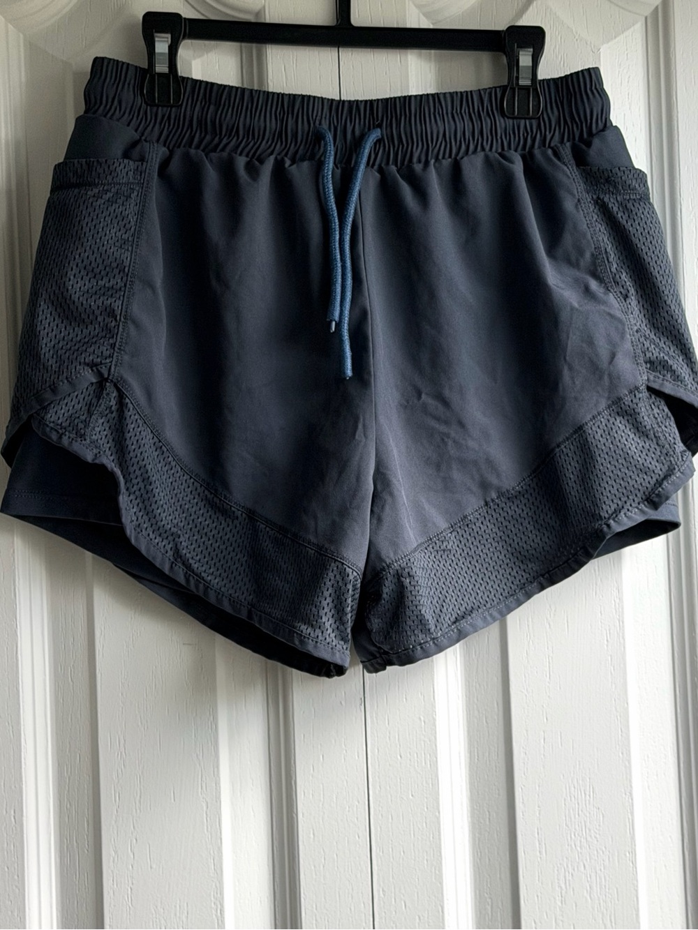Love for Humanity Athletic Women’s Navy Blue Lined Running Shorts